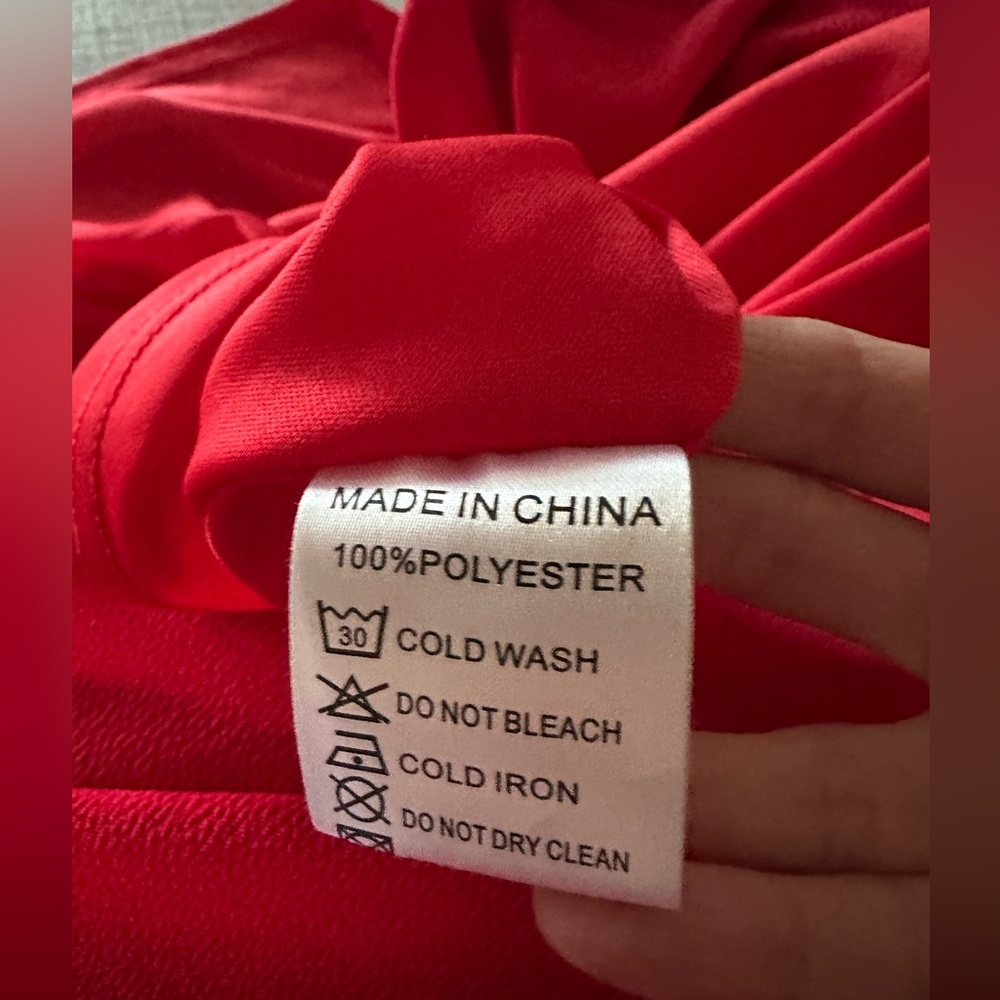 Ivy City Co Red Midi Dress Size S READ - Picture 14 of 14